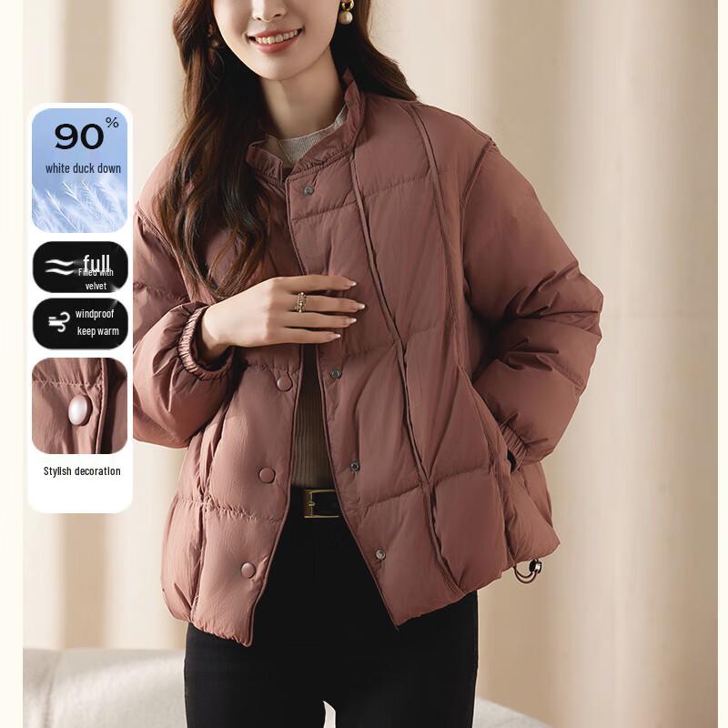 

Женская короткая утолщенная куртка из утиного пуха Jianhu 2XL