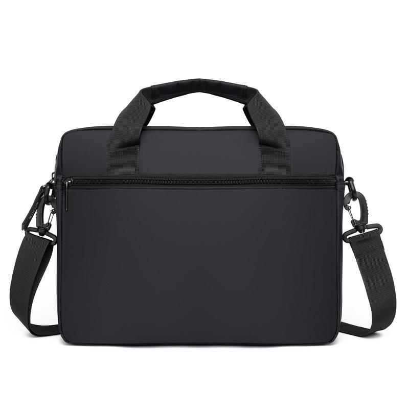 Shoulder Bag Men's Business Handbag Solid Color Travel Bag Large Capacity Crossbody Bag