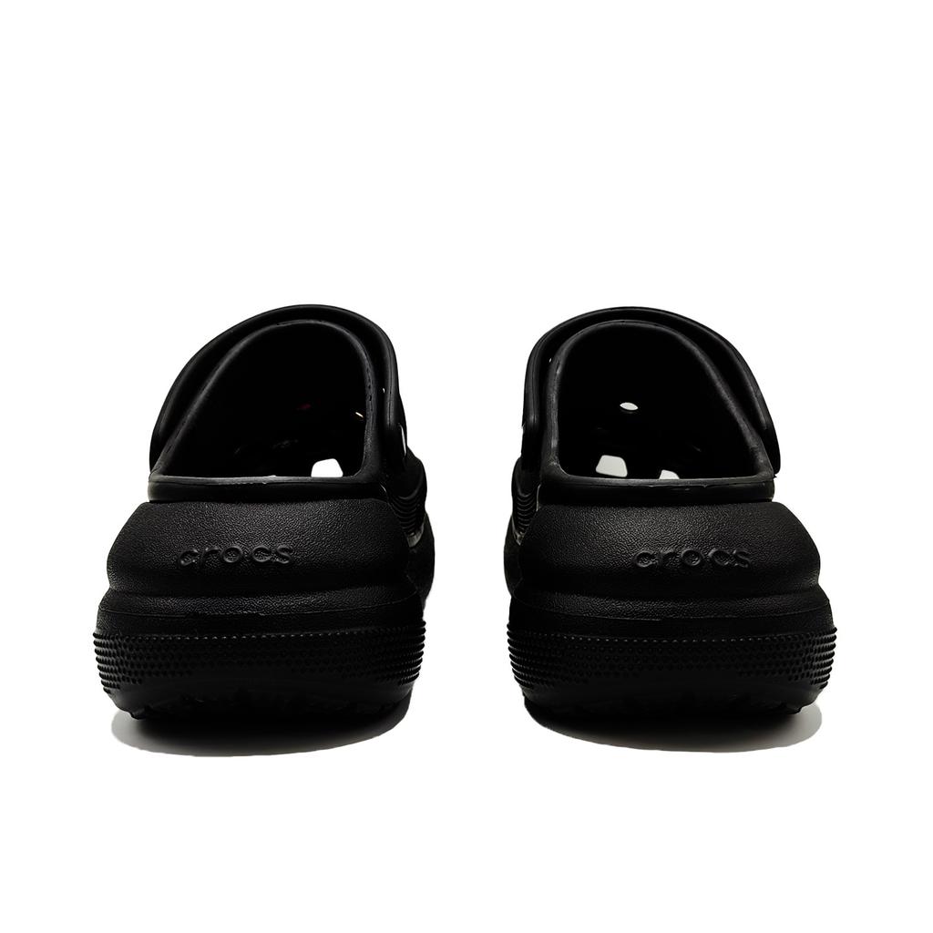 Crocs Crush Clog EVA Cool Style Dark Colour Classic Campus Style Fashionable and Versatile Hole Shoes Unisex Style Black