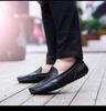 British Style Men's Plus Size Leather Driving Moccasins for Spring & Autumn