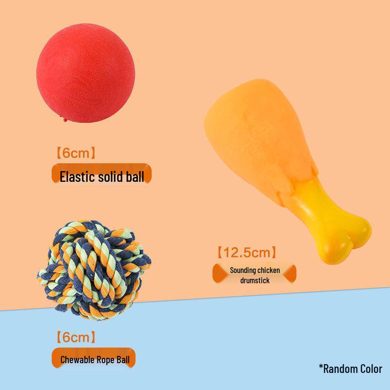 Bite-Resistant Plush Squeaky Chicken Toy for Teething Puppies and Small Dogs