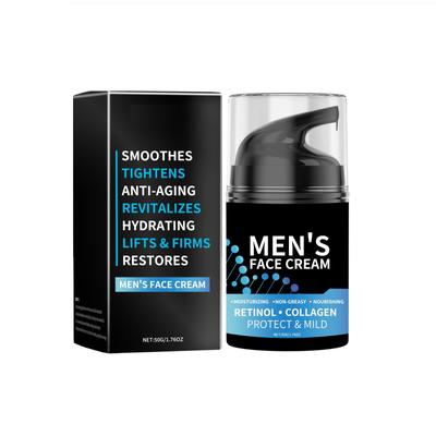 Feuchtigkeitscreme für Männer Anti-Aging-Creme für Männer Anti-Aging-Hautpflege für Männer mit Kollagen Hyaluronsäure Retinol Gesichtscreme
