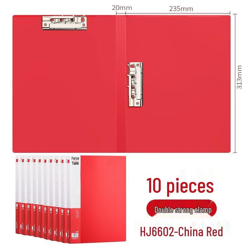 Huajie HJ6602 A4 Double Clip File Folder