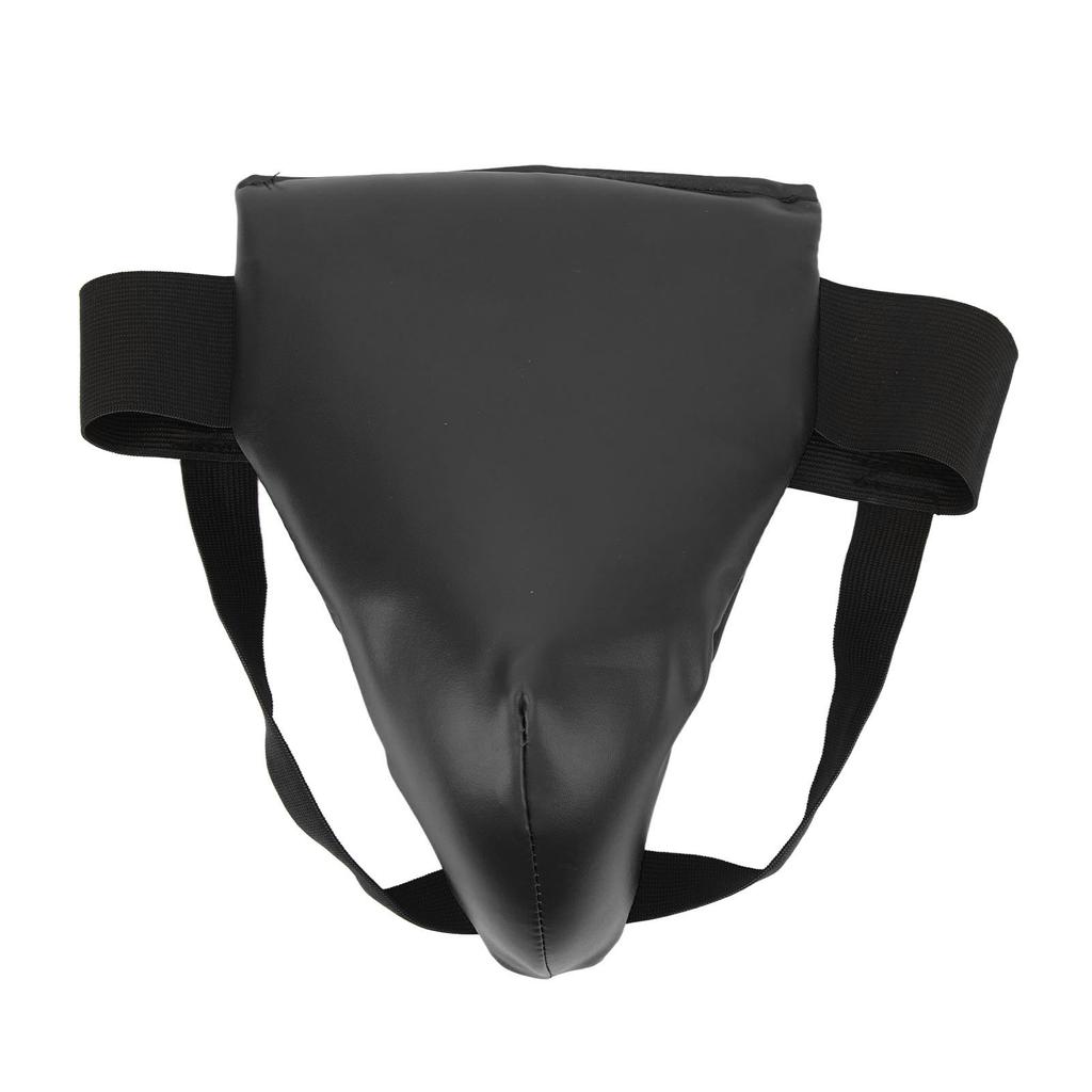 Tiefschutz fürs Boxen, PU, stoßfest, Schutz für das Boxtraining, Tiefschutz, Schwarz, S