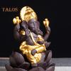 CO&LO Lord Ganesha India Elephant God Backflow Incense Burner Censer Holder Gift Decor
