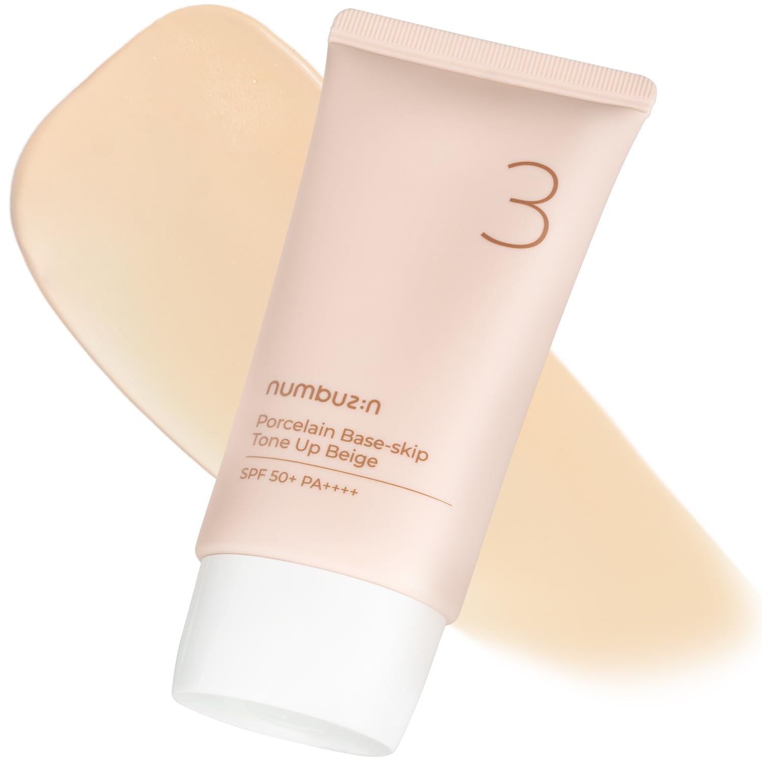 

Цифры в 3 без тонального крема Ceramic Skin Tone Up Cream SPF50 PA 50 мл Основа под макияж Корейская косметика Уход за кожей Солнцезащитный крем (нумбузин) нет. + ++++ бежевый