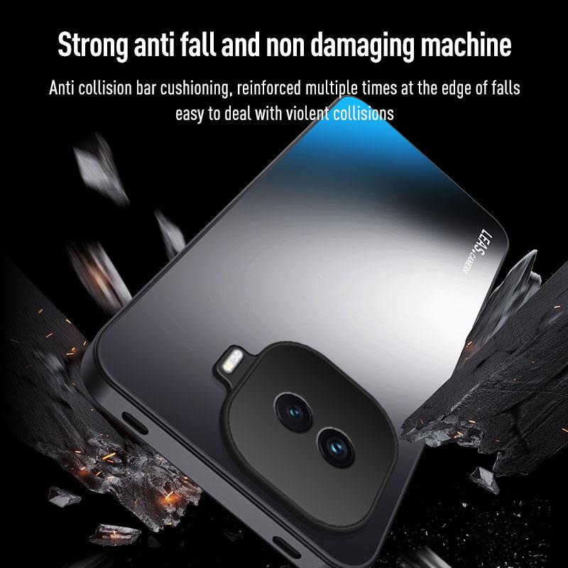 EUCAGR For Vivo IQOO Z11 Turbo Luxury ShockProof AG Frosted Soft TPU+PC Matte Back Cover For Vivo IQOO Z11Turbo Phone Case Coque