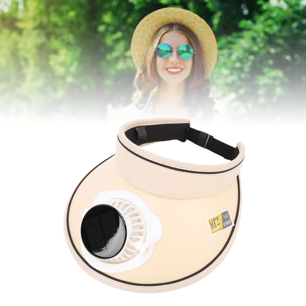 Solar Fan Hat Wide Brim Outdoor   Hat Portable Unisex Fan   Hat for Bch Travel Fishing Hiking
