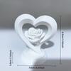 Heart Statues Desktop Ornament Sculpture Figurines Nordic Light Luxury Art Crafts Office Home Decoration Plastic