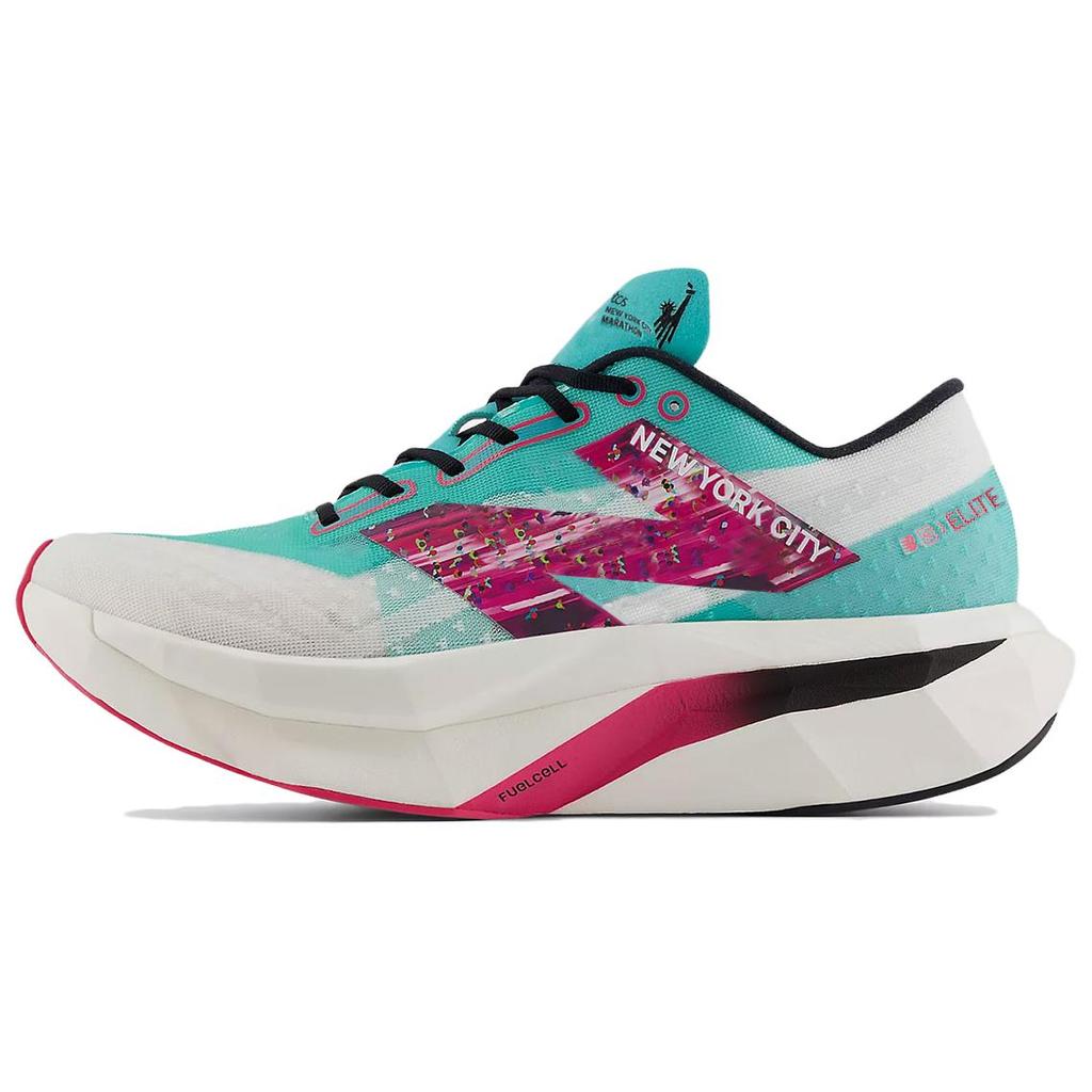 New Balance FuelCell SuperComp Elite v4 TCS NYC Marathon Men Sneakers Teal Cyber-Jade White MRCELNY4