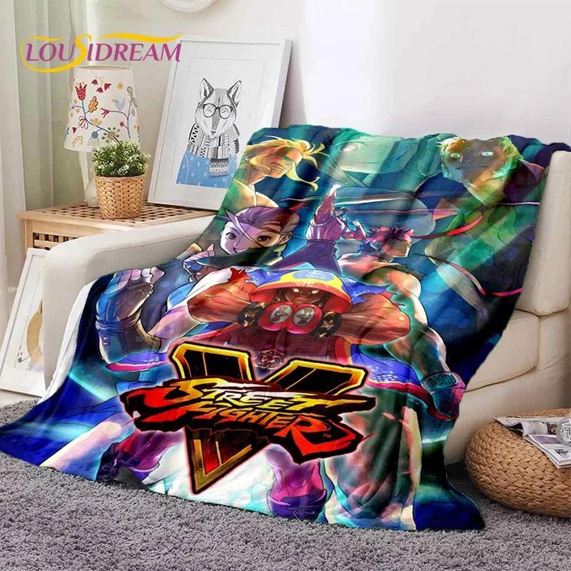 Neueste Retro-Spiel Street Fighter SF Weiche Decken, Warme Kuscheldecke Bequeme Decke für Picknick Betten Sofa Zuhause Schlafzimmer