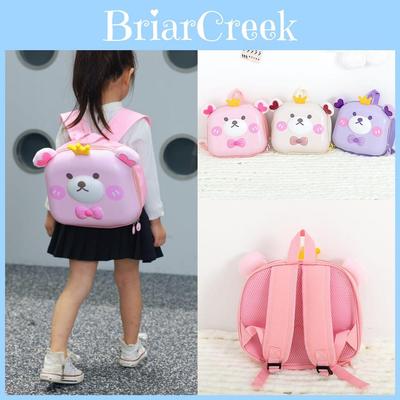 Crown Bear Eva Kids Backpack With Cartoon Prints For Preschool Children
