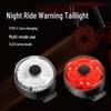 Multicolor 3LED High-Brightness Quick-Release Bicycle Taillight with Burst Flash Night Warning.
