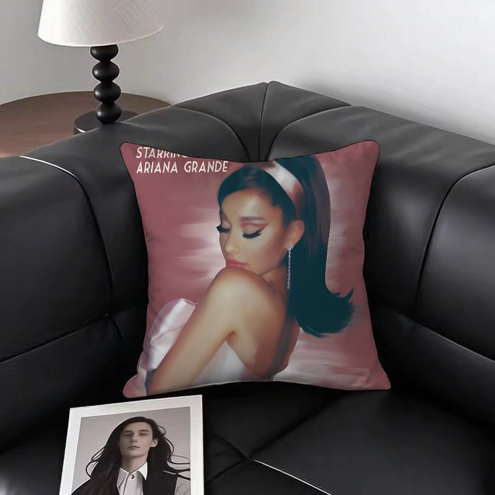 Singer A-Ariana-G-Grande Pillow Case Square Pillow Bedroom Sofa Leisure Comfort Cushion Car Living Room Home Decoration