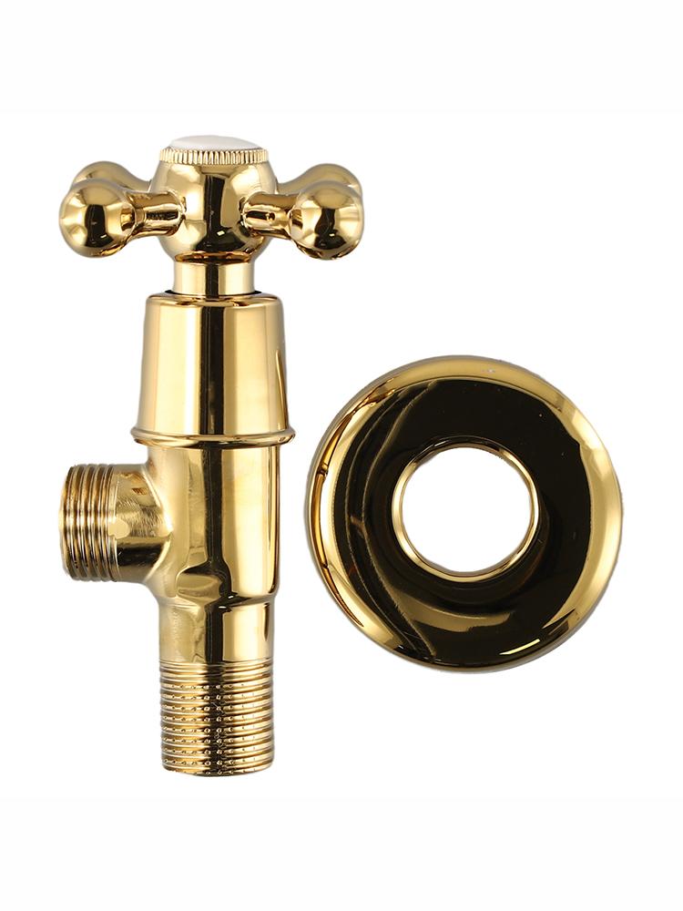 1/2\\\" Angle Valve Brass Angle Valve Anti-rust Excellent Plating Treatment Multi-purpose Valve Multi-purpose Valve