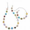 Women's French Retro Minimalist Diamond-embellished Geometric Splicing Necklace, Light Luxury, High-end Fashion, Unique Women's Accessory