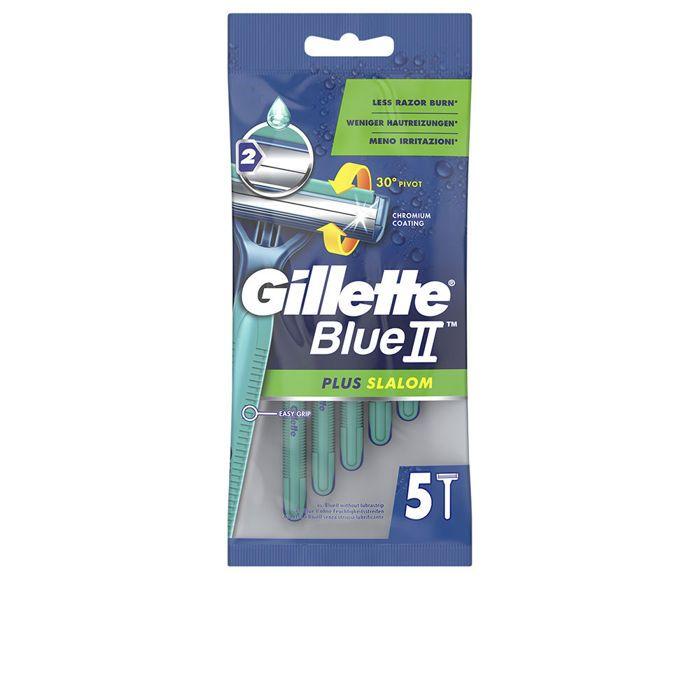 Lames de Rasoir Lames de rasoir jetables GILLETTE BLUE II PLUS SLALOM 5 unités