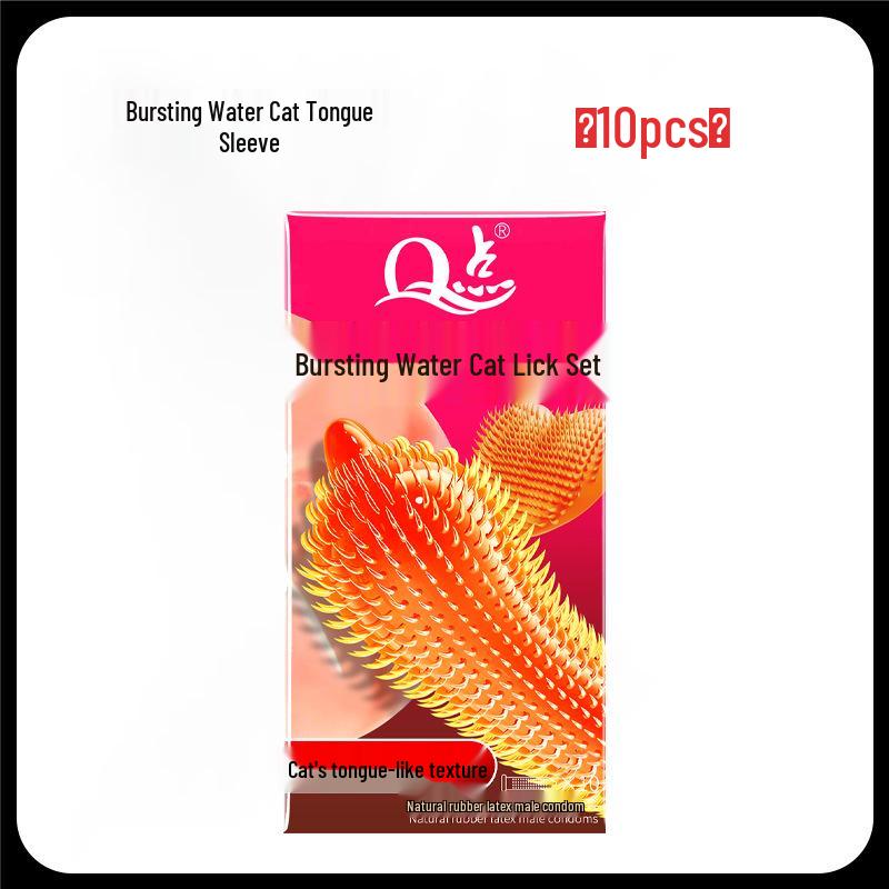 Q-point Hyaluronic Acid 001 Large Particle Delay Condoms - Long-lasting Contraceptives for Adults