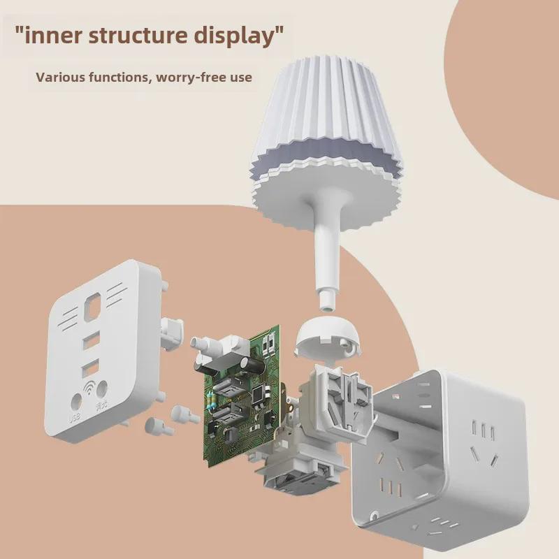 Nachtlichtsteckdose mit Fernbedienung: Weiches, augenfreundliches Licht zum Füttern des Babys und für den Einsatz im Schlafzimmer