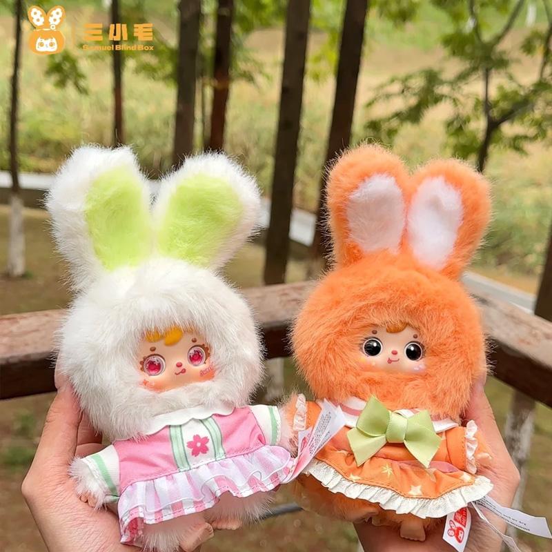 Latest Samuel Flower Field Bunny Plush  Stuffed Rabbit Dolls Collectible Trendy Plaything Bag Pendant Table Decoration Girls Present