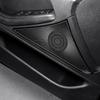 4PCS Stainless Steel Auto Interior Door Speaker Horn Protective Covers for Genesis G80 DH 2015- LHD RHD Trim Accessories