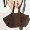 Bolso Tote de Cuero PU de Lujo para Mujer Bolso de Hombro de Gran Capacidad Bolso de Mano de Diseñador Bolso de Almacenamiento en Forma de Ala Bolsa de Compras Mate