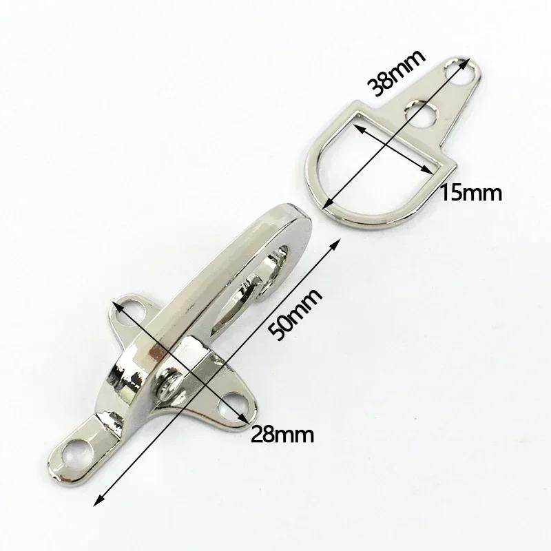 Meetee 4/5cm Metal Buckles Belt Connect Lobster Clasp Coat Waist Band Button Bag Decor Clip Buckle Garment Sewing Accessories