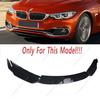 Für BMW F32 F33 F36 SE Nicht-M Sport Luxury Line Glänzend Schwarz Frontstoßstange Splitter Lippe Spoiler Diffusor Nachrüstung 2014-2020 Tuning