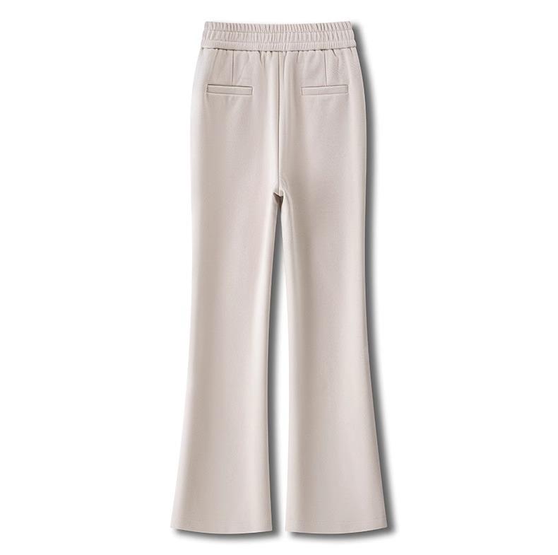 Women's High-Waisted Slim-Fit Micro-Flared Pants, Spring/Autumn 2024 Collection