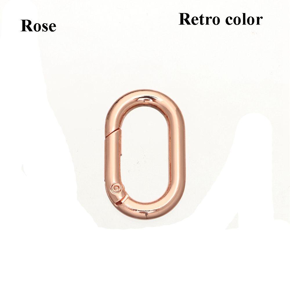 Camping Hiking Accessories Outdoor Carabiner Handbags Clips Spring Oval Rings Bag Belt Buckles