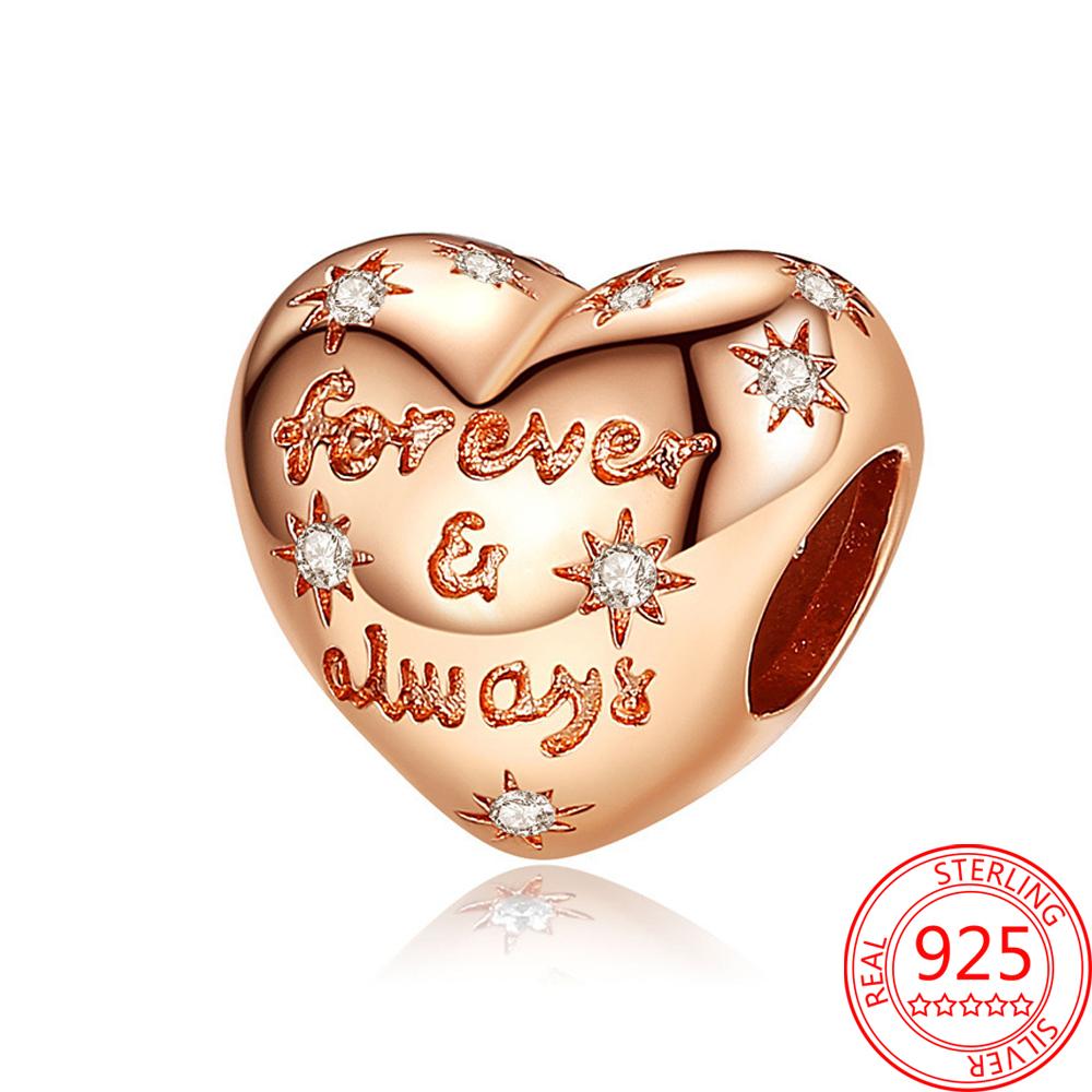 Authentic S925 Sterling Silver Love You Mom Infinite Heart Charm Fit Fashion 3mm Bracelet Diy 925 Silver Jewelry Girls Gifts