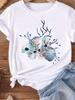 (Asian Size) beach trend 90s Women Tee Top Clothing Casual T Shirt Fashion Printed Lady Female Graphic  Short Sleeve T-shirts