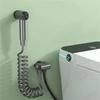 Grey/White Toilet Bidet Faucet Set Wall-mounted Sprayer Shower Faucet Nozzle Bathroom Toilet Flusher Bathe Clean Washer Tap