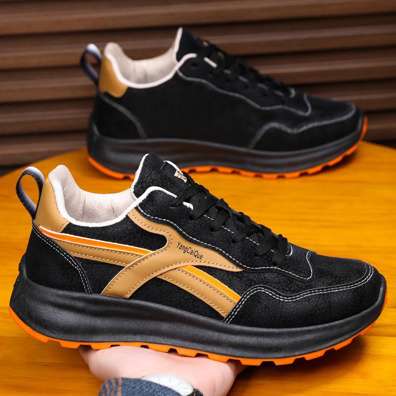 

Мужская спортивная обувь, новая мужская обувь, весенняя обувь, студенческий досуг и комфортный бег, легкие спортивные туфли Forrest Gump 39 чёрный