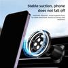 Rotating Magnetic Phone Car Mount with Reinforced Metal Clip Enhancing Stability Compatible for Vehicle Air Vent Systems