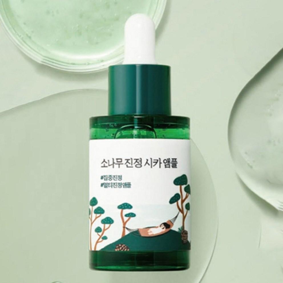 ROUND LAB Ampoule Cica Apaisante au Pin, 30ml, 2 pièces