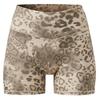 USA Pro Womens/Ladies Leopard Compression Cycling Shorts
