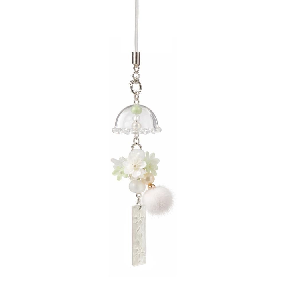 

Handmade Ice and Snow Maple Leaves Pendant Chinese-style Beaded Pendant Car Hanging зелений