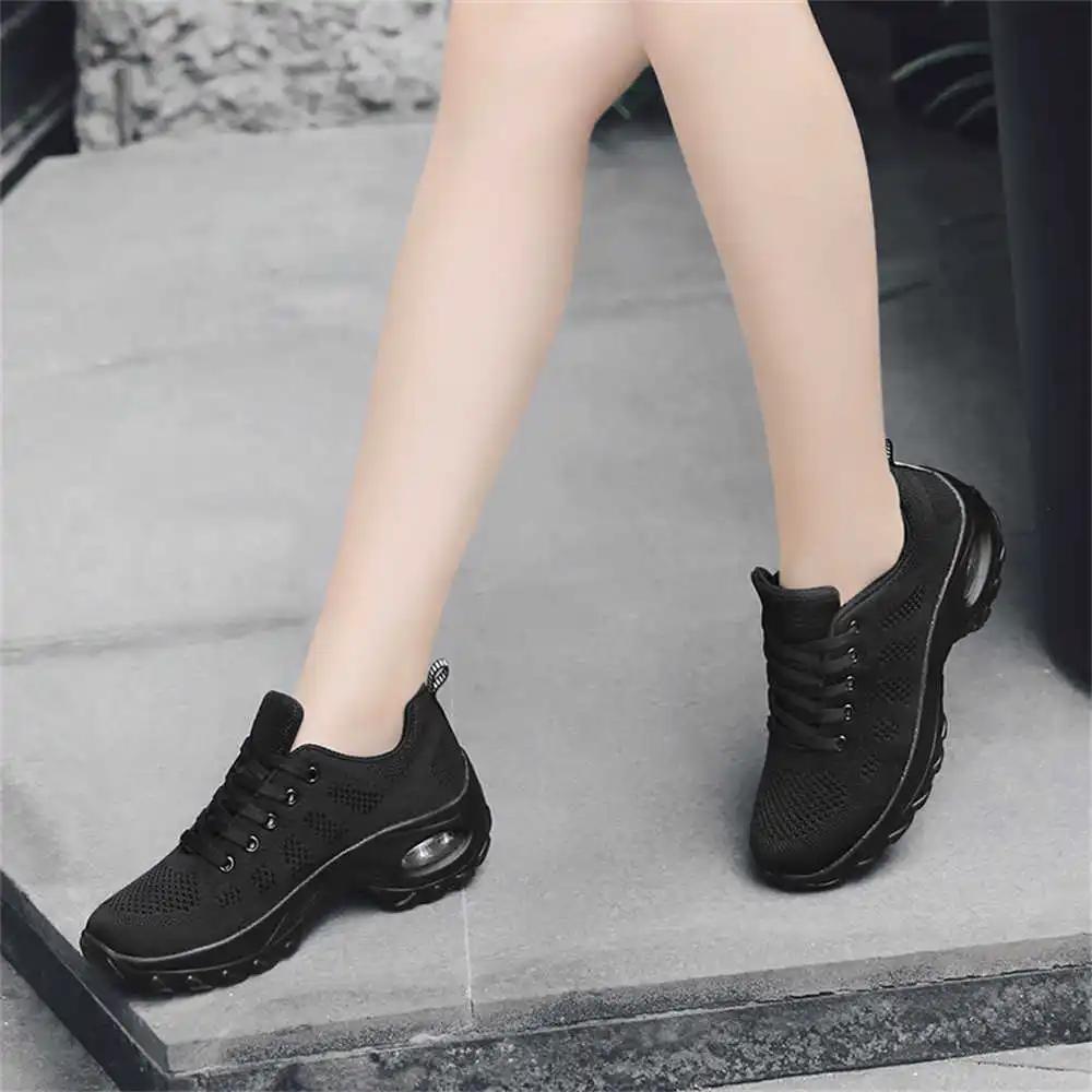 Fashion Spring Shock Absorber Exercise Walking Women Sneakers Black Chinese Style Shoes Sport Imported Sporty Pie Price Sabot Cheap