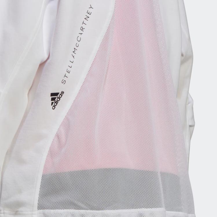 Adidas Long Sleeve Sport Pullover Sweatshirt Women Tops White HA8907