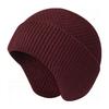 New Style Thickened Knitted Wool Beanie for Men Winter Warmth Pull-Over Hat Cold-Proof Windproof Head Cover Ear-Warming Hat for Men and Women