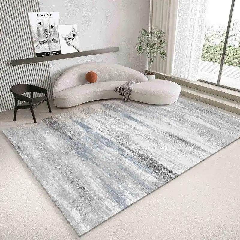 Moderne abstrakte Teppiche für Wohnzimmer 200x300 Leichter Luxus Heimdekoration Schlafzimmerdekor Fußmatte Waschbare Großflächenteppiche