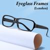 New Vintage-Inspired Square-Frame Eyeglass Frames Classic Ultra-Lightweight And Comfortable Non -Lens Glasses