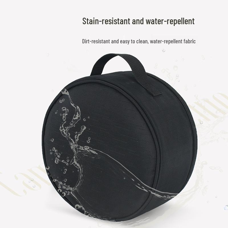 Portable Camping Cookware Set with Tableware Storage Bag