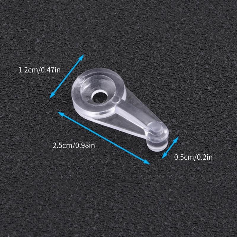 50PCS Glass Clip Set Strong & Sturdy Clips with Screws for Cabinet Glass Fixing