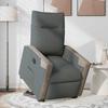VidaXL Fauteuil inclinable électrique gris foncé tissu 3324101