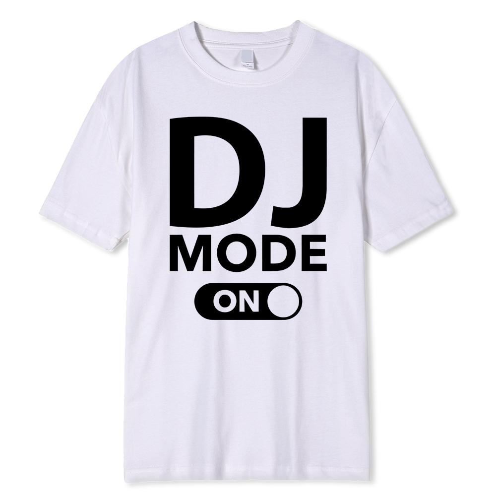 Oversized t-Shirt Summer Men Women Dj Mode Print Cotton Tees Style Short Sleeve Harajuku Dj Printed Casual Tshirt Male