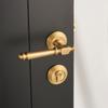 DOOROOM Luxury Brass Door Lock Modern Interior French Bedroom Door Handle Delicate Simple Room Living Room Furniture Hardware