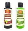 Khadi Pure Amla & Reetha and Green Apple Shampoo Combo, 420 Ml (Pack of 2)