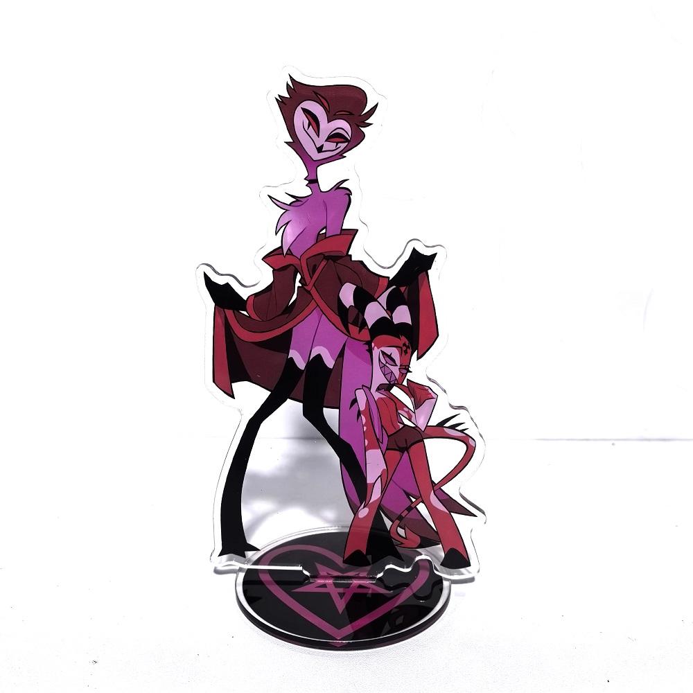 

Helluva Boss Figures Acrylic Stand Fashion Anime Action Figure Accessories Collection Figure Playthings Desktop Ornaments Children Present 15cm
